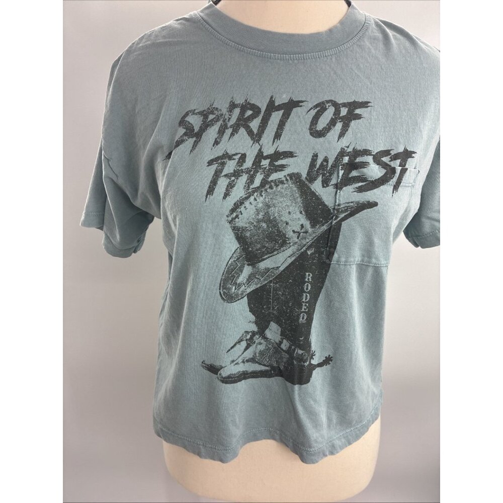 Urban Nation Womens Small Graphic T Shirt Spirit of the West Rodeo Tee - Picture 3 of 8